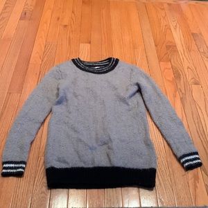 Wool blend shimmer sweater